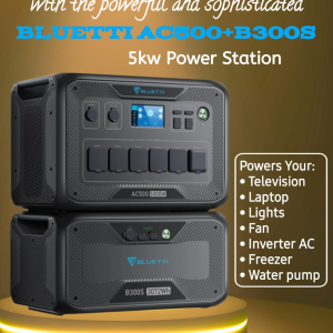 BLUETTI AC500+B300S POWER STATION (5000W/3072WH)
