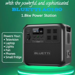 BLUETTI AC180 (1800W/1152WH)