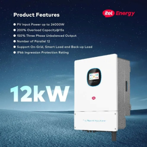 itel Energy 12kw Hybrid Inverter 48V IP66 3Phase